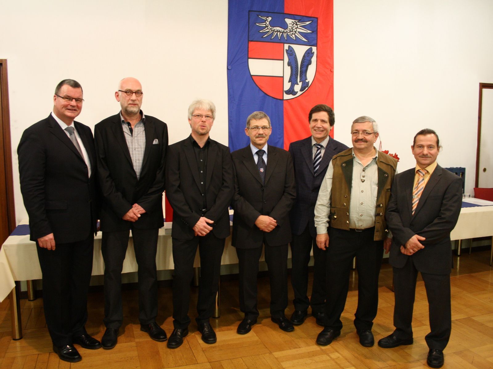 Langjährige Stadträte: Stefan Bilharz, Joachim Pies, Dr. Klaus-Dieter Beller, Dr. Eberhard Aldinger, Ernst Kaiser und Franz Ehrhardt Langjährige Stadträte: Stefan Bilharz, Joachim Pies, Dr. Klaus-Dieter Beller, Dr. Eberhard Aldinger, Ernst Kaiser und Franz Ehrhardt