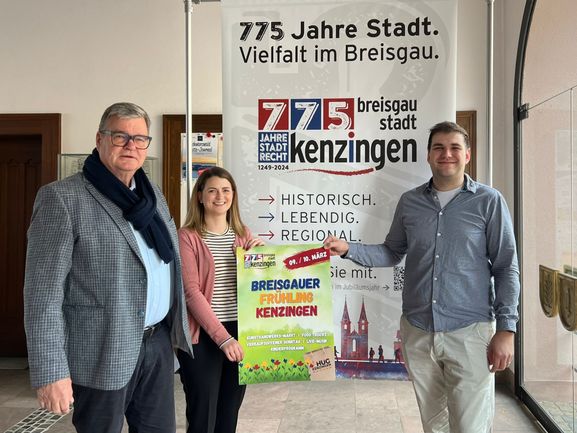 Matthias Guderjan, Lisa Schillinger und Tim Brand