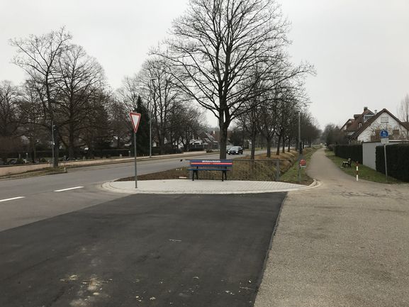 Mitfahrerbänkle beim Friedhof Kenzingen