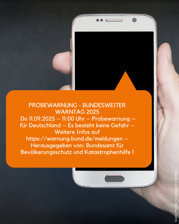 Bundesweiter Warntag am 11.09.2025