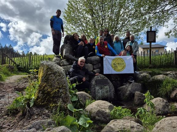Wandergruppe aus der kroatischen Partnerstadt Vinkovci
