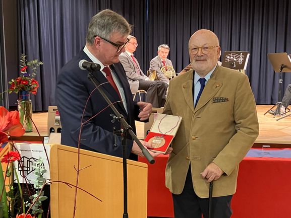 Ehrenplakette für Winfried Maria Höhmann