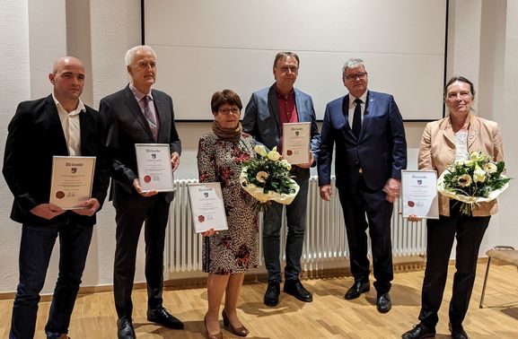 Ehrungen am Neujahrsempfang