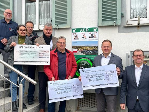 Defibrillatoren für Bombach und Nordweil