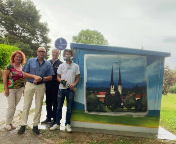 Neues Graffiti im Steinerner Weg
