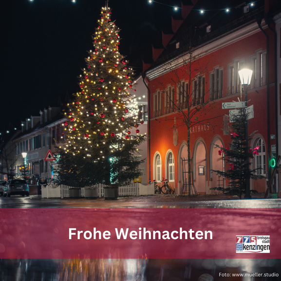 Frohe Weihnachten wünscht der Bürgermeister