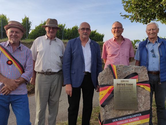Gedenkfeier für Gebhard Kromer in Bombach
