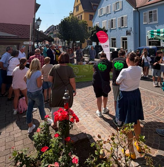 Preisverleihung auf dem Wochenmarkt