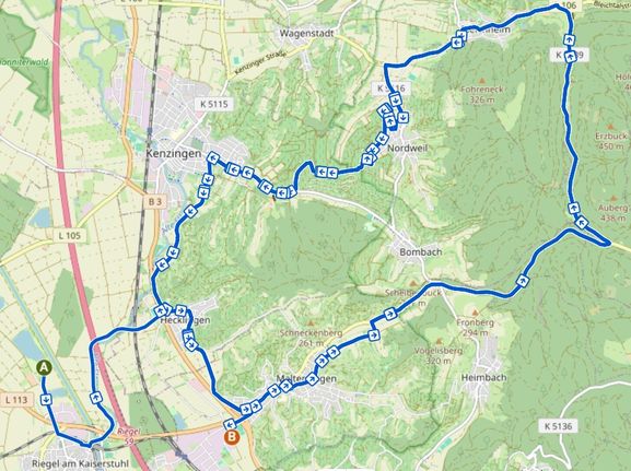 Marathon Strecke