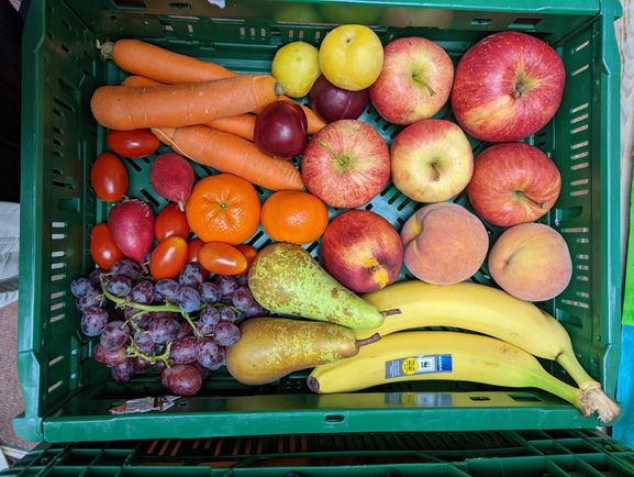 Obst- und Gemüsekiste