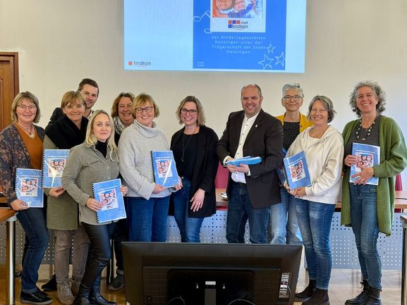 Unsere Kita-Leitungen bei der Vorstellung des neuen Kinderschutzkonzepts