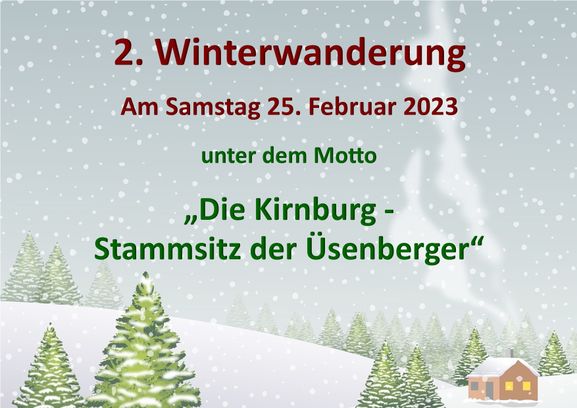 2. Winterwanderung