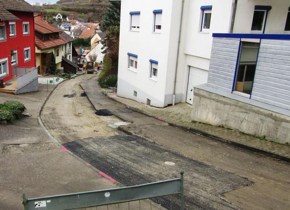 Sanierung der Weinbergstraße 