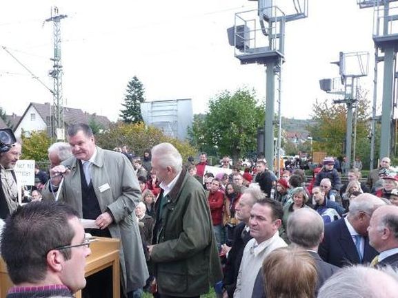 Dr. Rüdiger Grube, Bürgermeister Matthias Guderjan