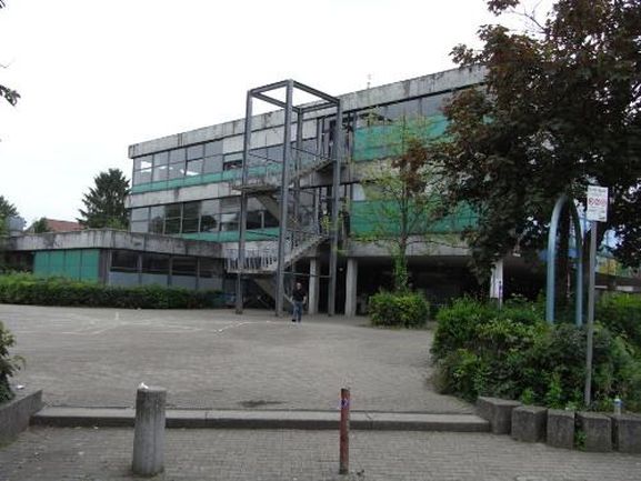 Das Gymnasium vor der Sanierung