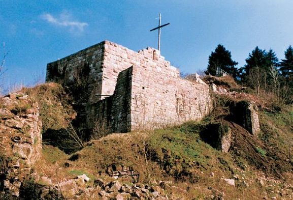 Die Kirnburg (oberhalb Bleichheim)