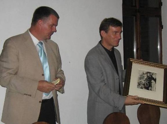Oberbürgermeister Dr. Mladen Karlic und Bürgermeister Matthias Guderjan
