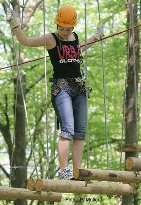 Klettergarten, Foto: P. Müller